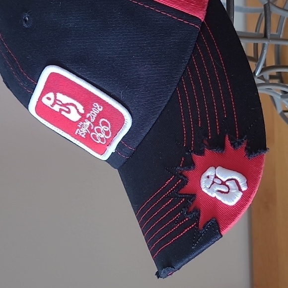 VINTAGE 2008 BEIJING OLYMPICS Ballcap, Curved Purposely Distressed Brim, Unisex - Picture 6 of 13